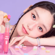 ProtoClinical k-beauty ETUDE Jelly Pang Dear Darling Water Gel Tint 5g single lip tint studio packshot in alternate-view presentation