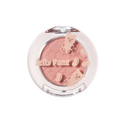ProtoClinical k-beauty ETUDE Jelly Pang Look At My Eyes #Mini Peach single square eyeshadow palette in a compact case on a clean white background