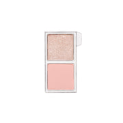 ProtoClinical k-beauty ETUDE My Best Tone Eye 2-Color Refill in a clear rectangular refill case with a champagne shimmer upper pan and a soft peach-pink lower pan on a white background