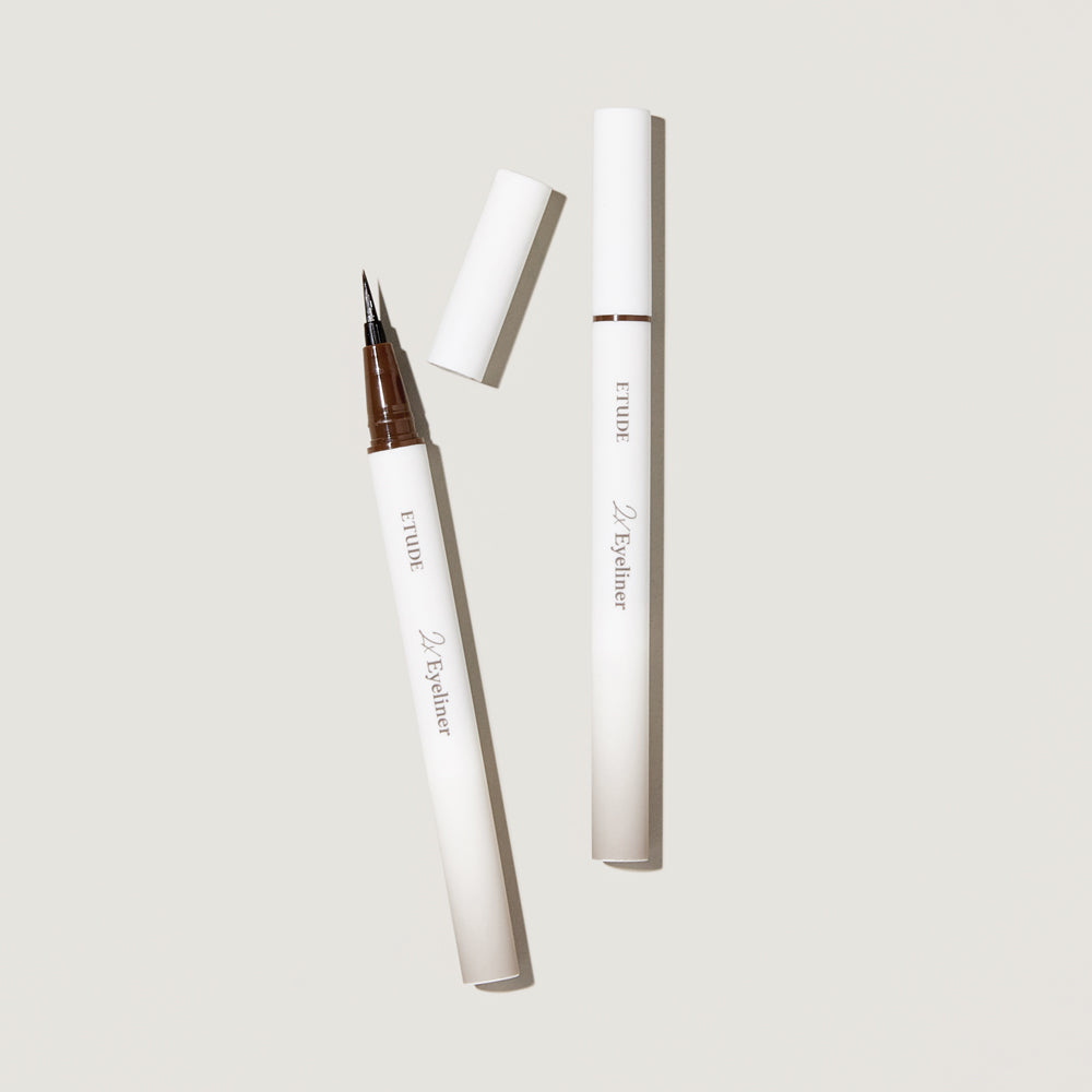 ProtoClinical k-beauty ETUDE 2X Tinting Eyeliner 0.5g single front-facing eyeliner packshot on a light background.
