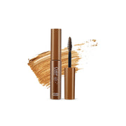ProtoClinical k-beauty ETUDE Color My Brows 4.5g single slim olive-beige eyebrow mascara package angled diagonally on a pale cream background with pale lavender corners