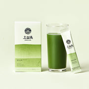 ProtoClinical k-beauty olive beauty detail with two dark vertical forms on a light background.