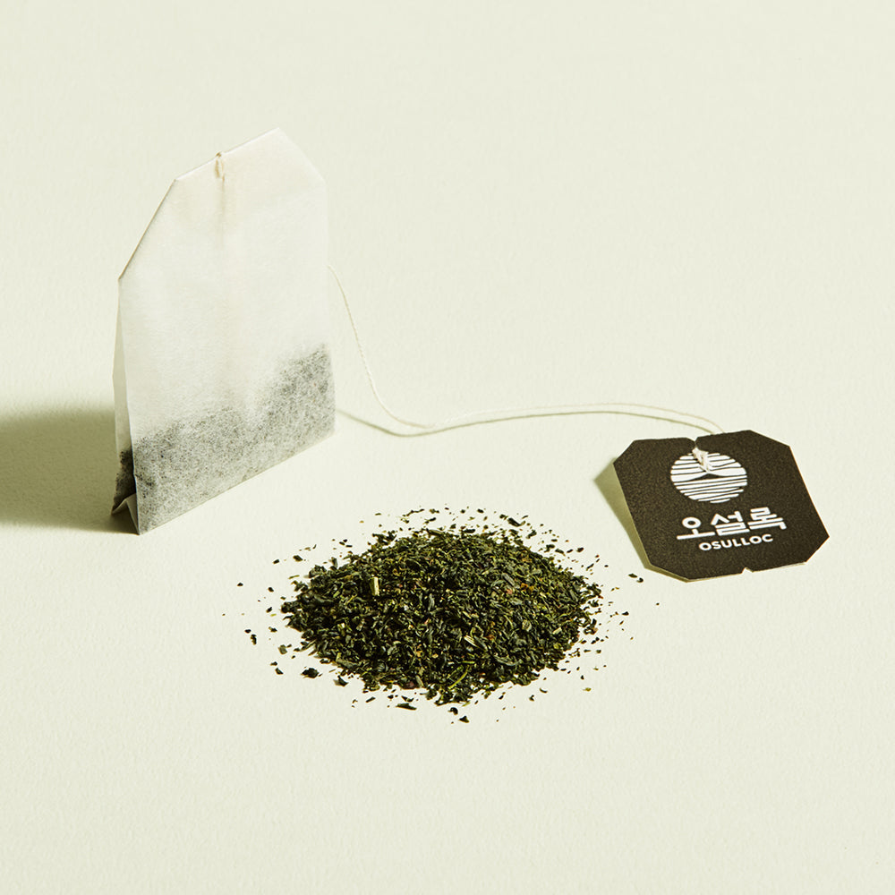 OSULLOC Organic Pure Green Tea (20 count) by ProtoClinical shown in product packaging on a light background, part of the store's k-beauty and wellness assortment.