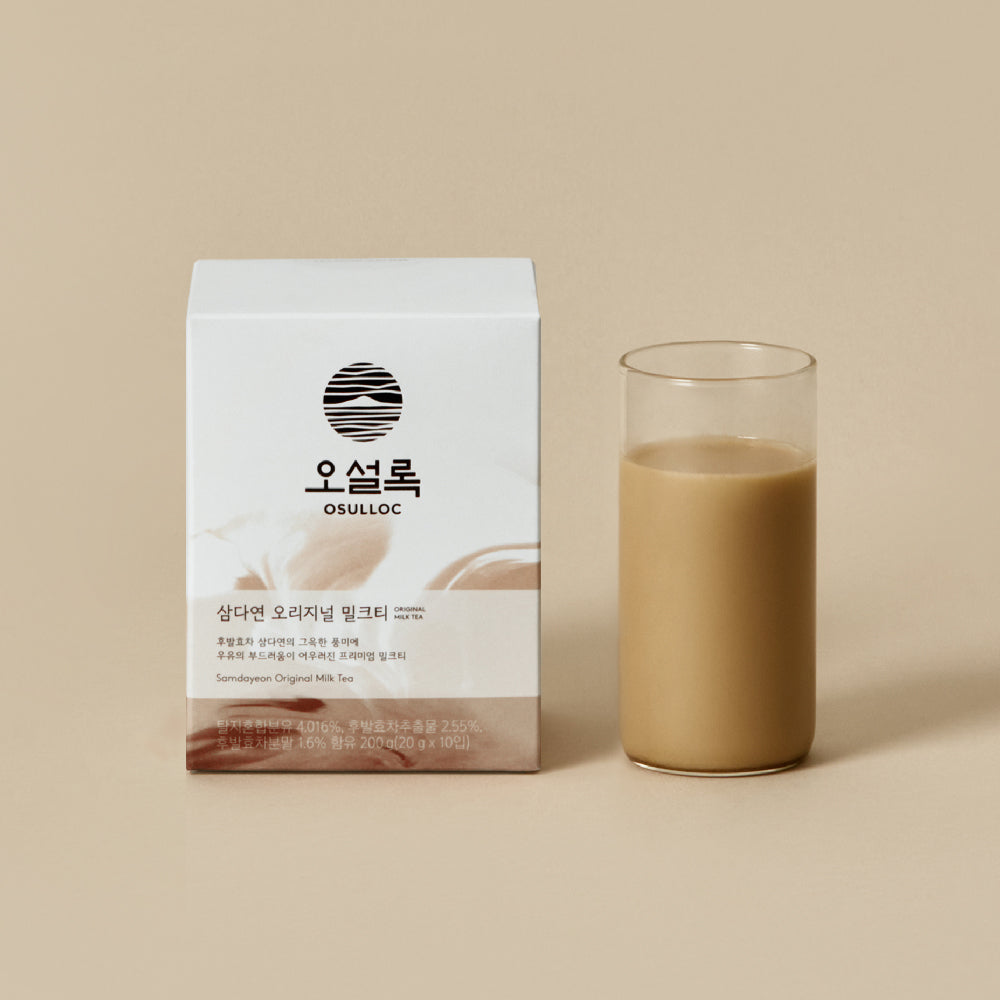 OSULLOC Original Milk Tea (10 sticks) by ProtoClinical shown in product packaging on a light background, part of the store's k-beauty and wellness assortment.