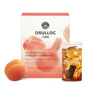 ProtoClinical k-beauty peach-toned cosmetic product set on a light background.