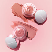 ProtoClinical k-beauty WAKEMAKE Over Blurring Pot square pot shade graphic with warm beige-pink blocks and a light product layout