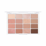 ProtoClinical k-beauty WAKEMAKE Soft Blurring Eye Palette 14g (#01~#12) single front-facing rectangular carton package in peach and tan tones centered on a white background