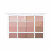 ProtoClinical k-beauty WAKEMAKE Soft Blurring Eye Palette 14g (#01~#12) single front-facing rectangular carton package in pink and mauve tones centered on a white background