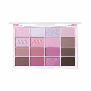 ProtoClinical k-beauty WAKEMAKE Soft Blurring Eye Palette 14g (#01~#12) single front-facing rectangular carton package centered on a white background