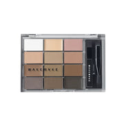 ProtoClinical k-beauty WAKEMAKE Soft Drawing Brow Palette single rectangular palette compact in taupe-brown packaging centered on a light background.