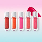 ProtoClinical k-beauty WAKEMAKE Watery Tok Tint square tint product graphic with pink upper tones and a pale aqua lower band