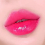 ProtoClinical k-beauty WAKEMAKE Watery Tok Tint square tint shade graphic with mauve-pink tones, stacked color blocks, and a light background