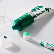 ProtoClinical k-beauty DENTISTE Anti-Cavity Toothpaste 100g single green toothpaste package centered on a light background.