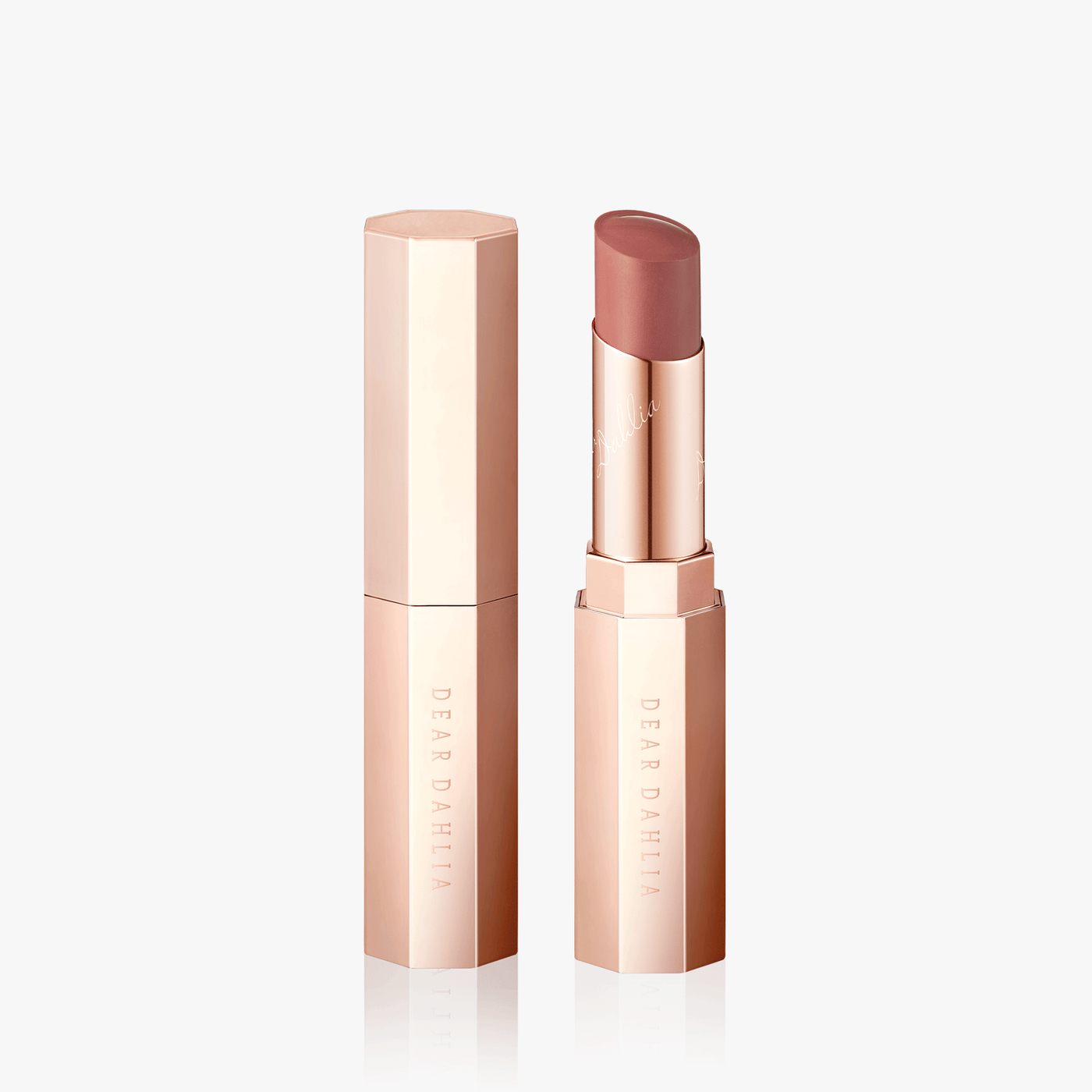 ProtoClinical k-beauty soft beige and taupe beauty close-up with a centered vertical form on a pale blue and white background.