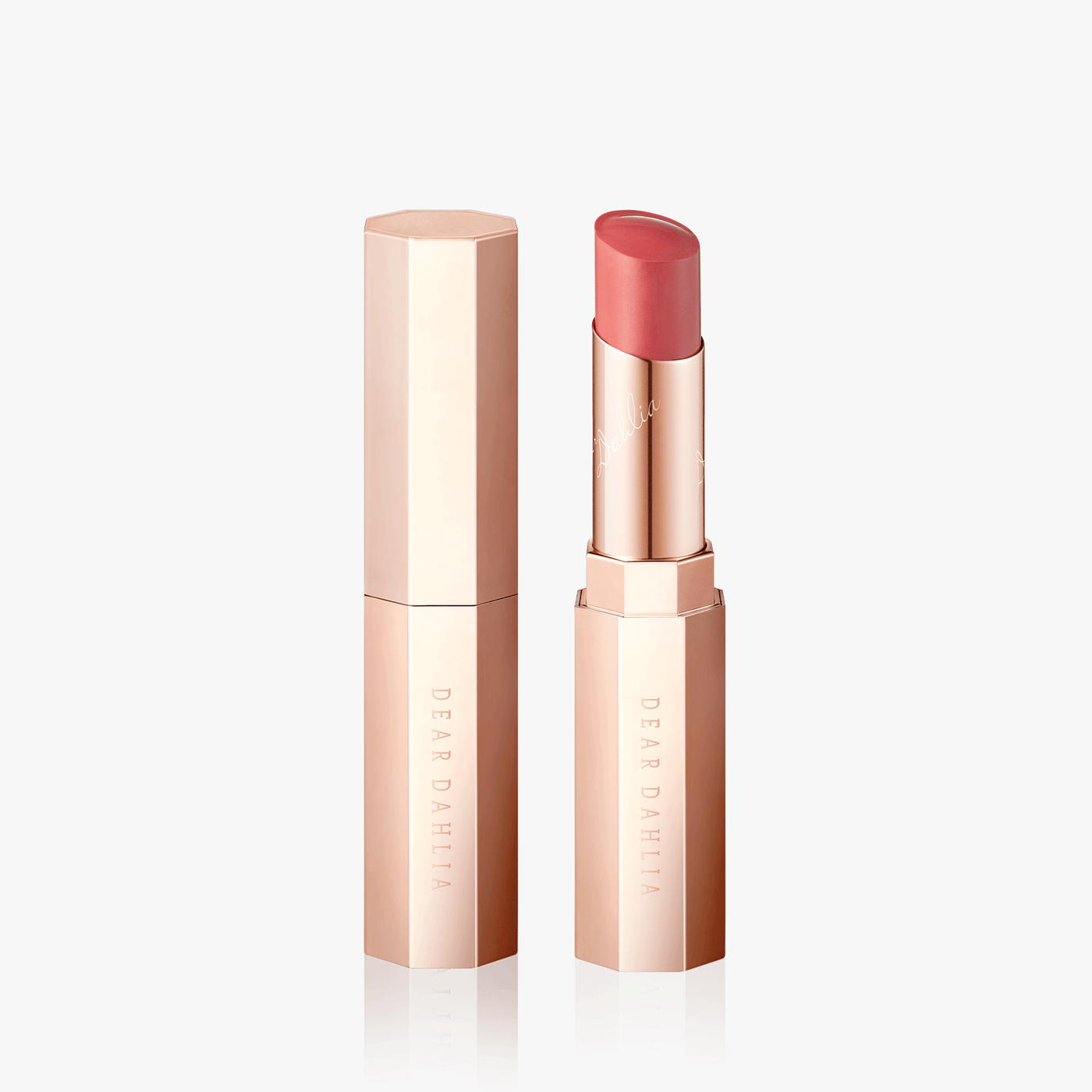ProtoClinical k-beauty soft beige and taupe beauty close-up with a centered vertical form on a pale blue and white background.