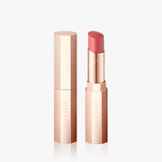 ProtoClinical k-beauty soft beige and taupe beauty close-up with a centered vertical form on a pale blue and white background.