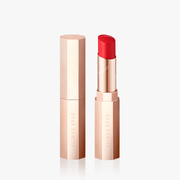ProtoClinical k-beauty soft beige and taupe beauty close-up with a centered vertical form on a pale blue and white background.
