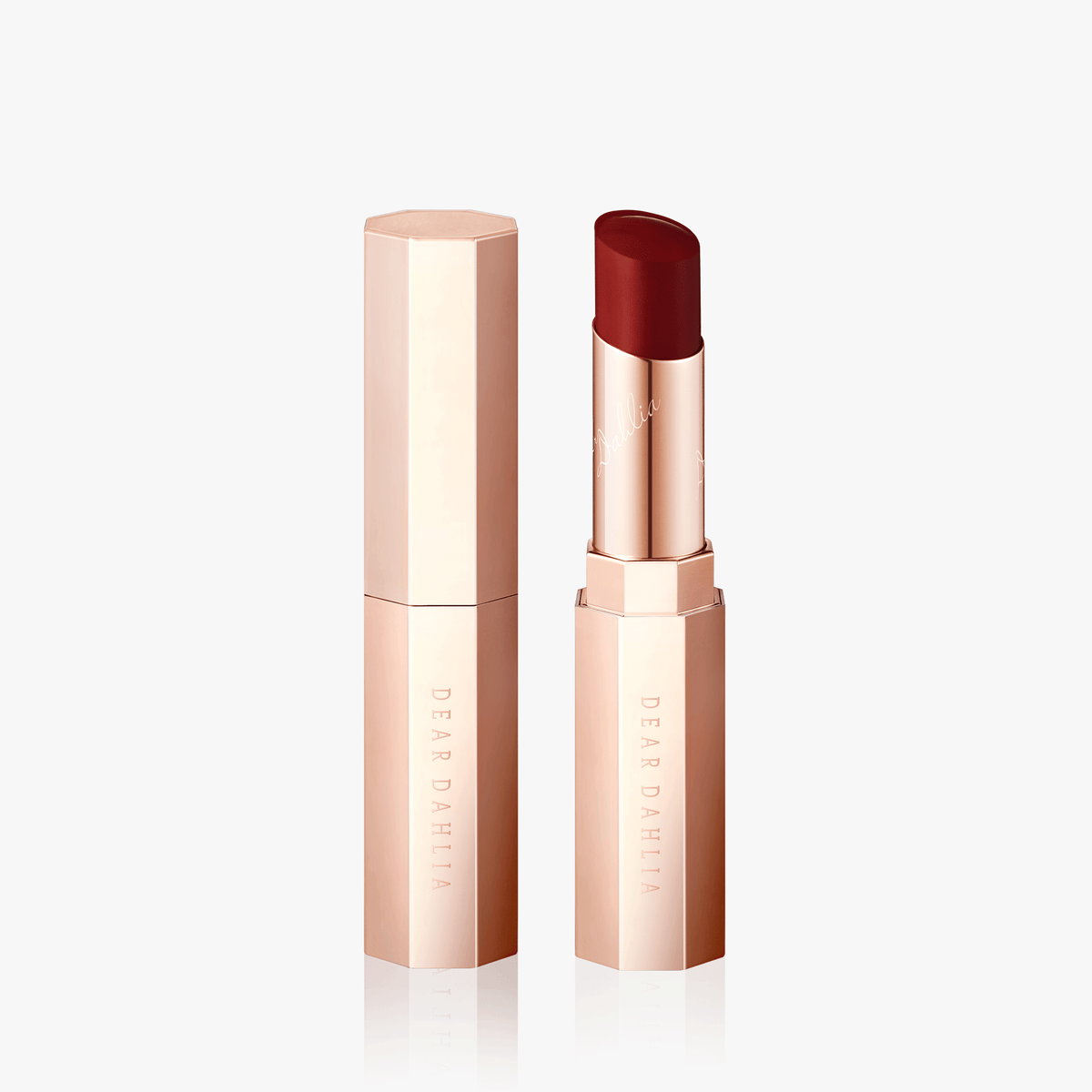 ProtoClinical k-beauty soft beige and taupe beauty close-up with a centered vertical form on a pale blue and white background.