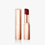 ProtoClinical k-beauty soft beige and taupe beauty close-up with a centered vertical form on a pale blue and white background.
