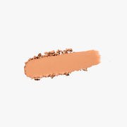 ProtoClinical k-beauty soft butter-beige beauty close-up with a centered darker vertical form on a pale blue and white background.