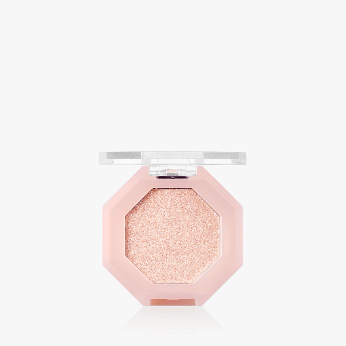 ProtoClinical k-beauty soft beige and cream beauty close-up with a centered darker vertical form on a pale blue and white background.