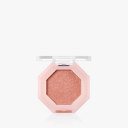 ProtoClinical k-beauty soft rose and beige beauty close-up with a centered darker vertical form on a pale blue and white background.