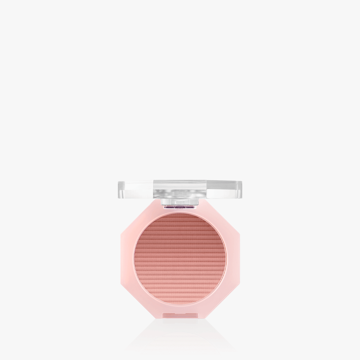 ProtoClinical k-beauty warm beige beauty close-up with a centered darker vertical form on a pale blue and white background.