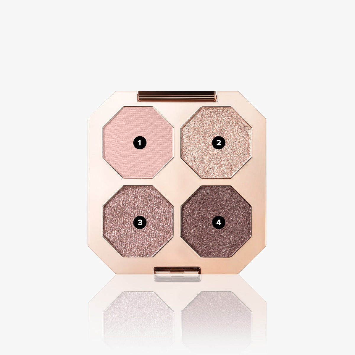 ProtoClinical k-beauty beauty product packaging with a warm beige vertical silhouette and soft blue-gray side shading on a light background.