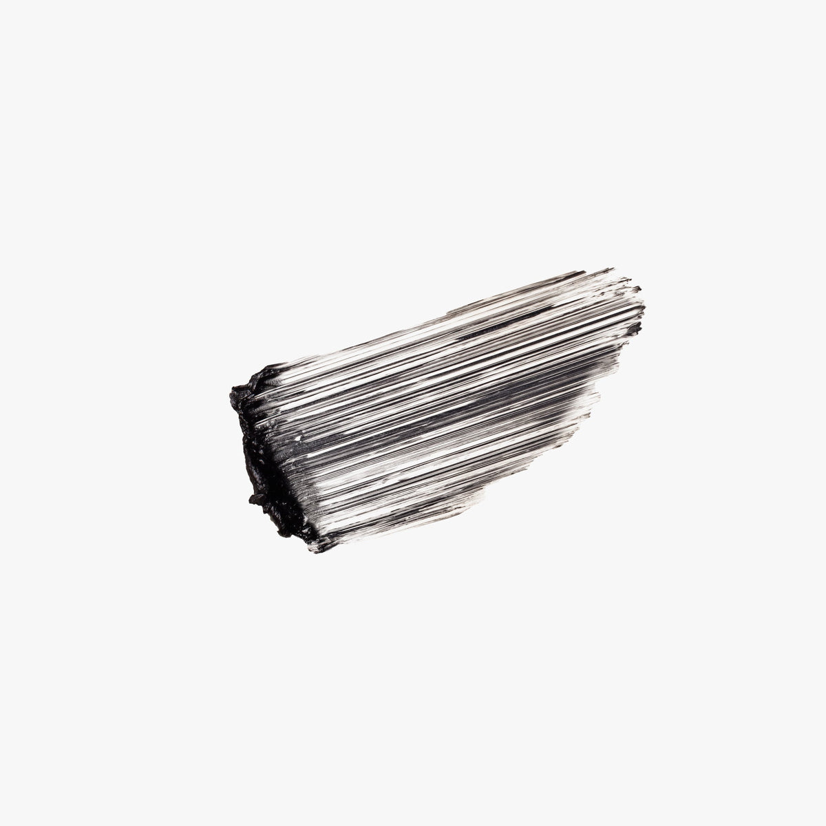 DEAR DAHLIA Paradise Dream Lash Volumizing Mascara by ProtoClinical shown with a dark k-beauty mascara texture swatch on a white background.