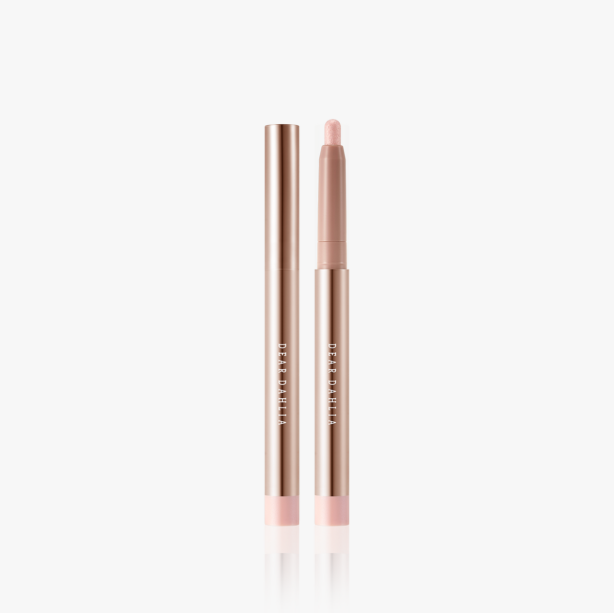ProtoClinical k-beauty DEAR DAHLIA Perfect Designing Shadow Stick shown as a single slim pale beige shadow stick centered on a white background