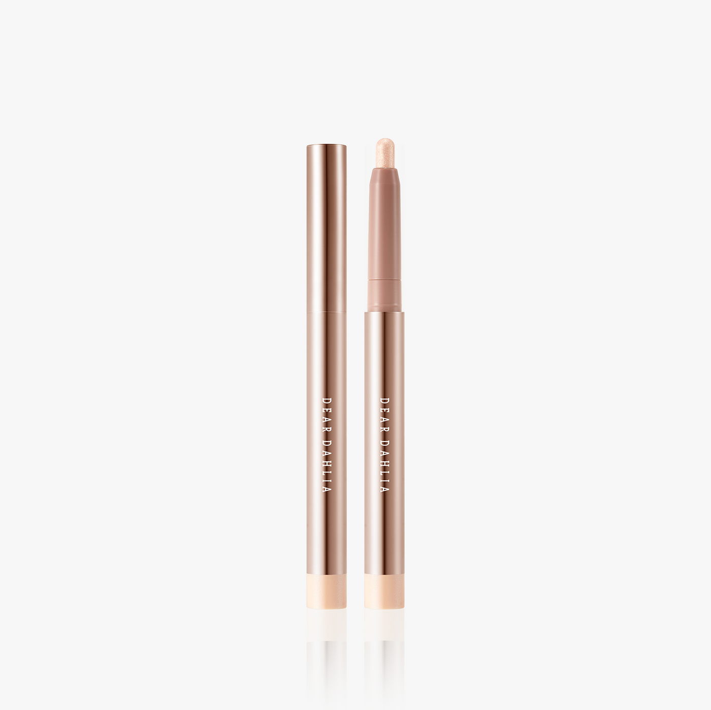 ProtoClinical k-beauty DEAR DAHLIA Perfect Designing Shadow Stick shown as a single slim pale beige shadow stick centered on a white background