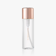 ProtoClinical k-beauty DEAR DAHLIA Skin Conditioning Micellar Cleansing Water 200ml slim rectangular product packaging silhouette with a muted taupe center panel centered on a light background