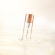 ProtoClinical k-beauty DEAR DAHLIA Skin Conditioning Micellar Cleansing Water 200ml soft beige product packaging with a muted taupe vertical center panel on a light background