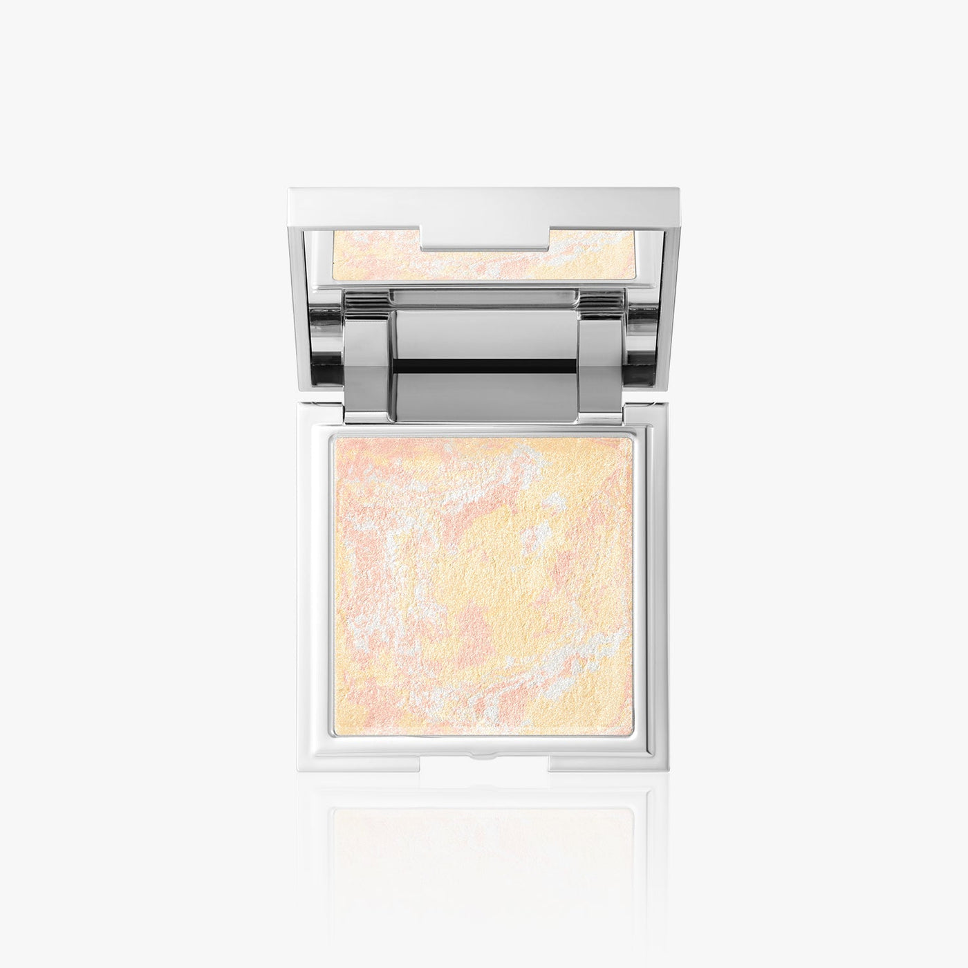 ProtoClinical k-beauty DEAR DAHLIA Skin Luminous Highlighter shown as a single warm beige highlighter compact centered on a light background