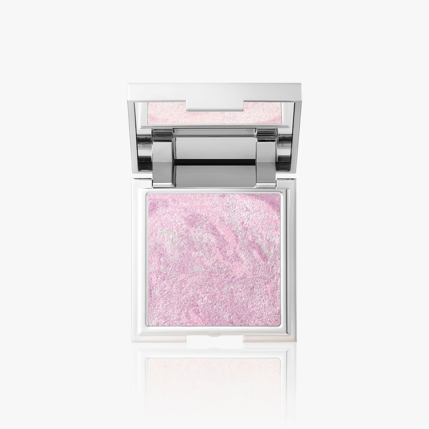 ProtoClinical k-beauty DEAR DAHLIA Skin Luminous Highlighter shown as a single soft pink highlighter compact centered on a light background