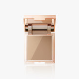 ProtoClinical k-beauty DEAR DAHLIA Skin Silhouette Contour Duo single slim beige contour compact on a white background with pale blue accents