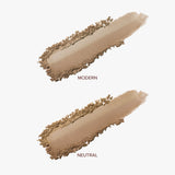 ProtoClinical k-beauty DEAR DAHLIA Skin Silhouette Contour Duo packaging with two beige items on a white background
