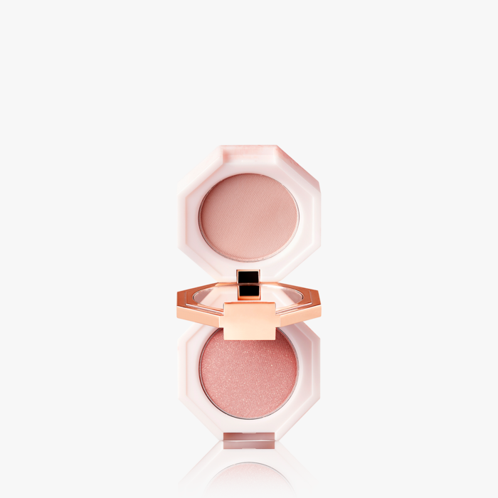 ProtoClinical k-beauty [DEAR DAHLIA] Paradise Dual Palette Blusher Duo 4g #04 Blossom Palace slim beige blusher palette packaging on a light background