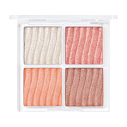 ProtoClinical k-beauty WAKEMAKE Glow Contouring Highlighter Palette 7.8g palette on a light background.