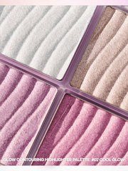 ProtoClinical k-beauty warm pink and beige beauty product detail on a soft blush background.
