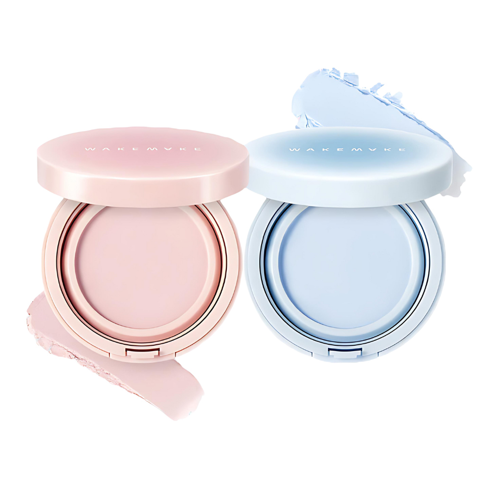 ProtoClinical k-beauty WAKEMAKE Stay Fixer Sleek Primer Balm SPF50+ PA++++ 10g single primer balm compact centered on a clean white background