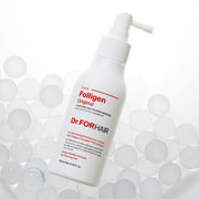 ProtoClinical k-beauty Dr.FORHAIR Folligen Tonic 120ml single upright gray tonic bottle centered on a light background.