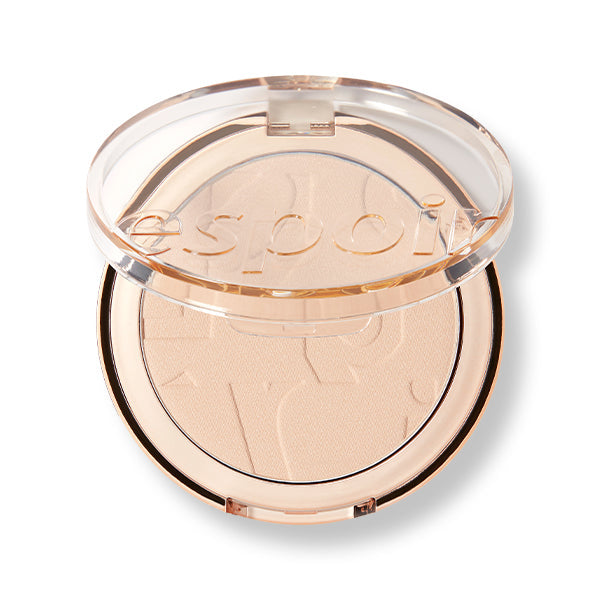 ProtoClinical k-beauty espoir Pro Taillor Be Glow Sheer Powder 8g single powder compact package on a clean white background
