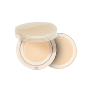 ProtoClinical k-beauty espoir Pro Tailor Be Natural Cushion with Refill SPF50 PA++++ product graphic on a light background.
