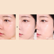 ProtoClinical k-beauty espoir Pro Tailor Be Natural Cushion with Refill SPF50 PA++++ product graphic on a light background.