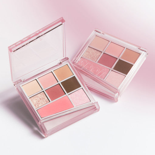 espoir Real Eye Palette All New by ProtoClinical shown in product packaging for a k-beauty makeup routine.