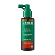 ProtoClinical k-beauty LABO-H Scalp Strengthening Clinic Ampoule Tonic Hair Loss Care 100ml shown as a single front-facing hair tonic bottle with clinic-style packaging on a white background