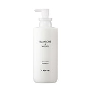 ProtoClinical k-beauty LABO-H Scalp Strengthening Shampoo Hair Loss Care Blanche&Woody 400ml front-facing shampoo bottle with branded label on a clean white background