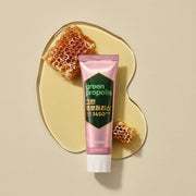 ProtoClinical k-beauty MEDIAN Green-Propolis Toothpaste Fresh Peach 100g*3 peach-accented toothpaste box and tube packaging on a clean white background