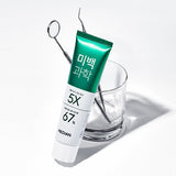 ProtoClinical k-beauty MEDIAN Whitening Science Toothpaste Plum Mint 100g*2 in front-facing toothpaste box packaging as a centered packshot on a clean white background